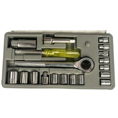 DEXX 20 предм., (3/8?,+ 1/4?), универсальный набор инструмента (27602-H20)