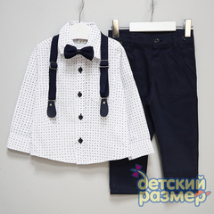 Костюм (подтяжки, бабочка)