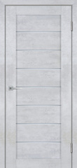 Дверь Лайт-08 nanotex / Цвет бетон снежный / белый сатинат / Двери STABILE PORTE