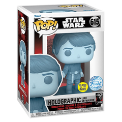 Фигурка Funko POP! Bobble Star Wars Ep 6 RotJ 40th Holographic Luke Skywalker (GW)(Exc) (615)71562