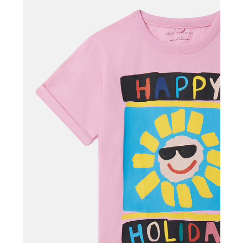 Футболка Stella McCartney Kids Happy Holiday