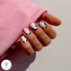 ПЛЕНКИ NAIL WRAPS RAINBOW COW