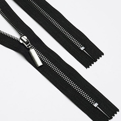 Молнии/Металл Т4 н/раз/18 см черный никель