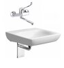 Раковина Geberit Renova Comfort, безбарьерная: B=65см, T=55см, Отверстие под смеситель=Без, Перелив=Без, Белый