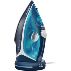 Утюг Polaris, PIR 2444K, 2400 Вт, керам, вер.отпар, сист самооч, мер ст, 1.8 м, син,бел