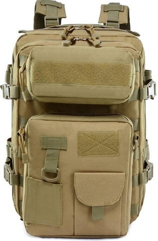 Картинка рюкзак тактический Skully Tactic RWZS04 песок - 2