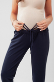 Брюки для беременных 14622 темно-синий