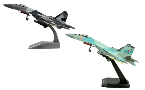 Модель Российский Истребитель SU-35 Super Flanker масштаб 1:100