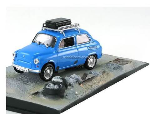 ZAZ-965A blue Goldeneye James Bond Movie Car 007 Collection Altaya 1:43