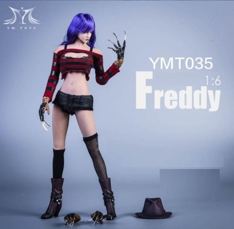 Фигурка Фредди Крюгер девушка масштаб 1/6 YMTOYS