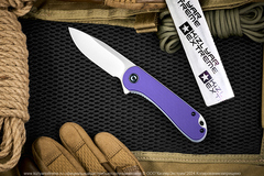 Нож Civivi Elementum C907V сталь D2 Satin Finished рукоять Purple G10