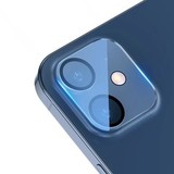 Защитное стекло 3D для камеры Baseus (SGAPIPH61N-AJT02) для iPhone 12 (2 шт) (Прозрачное с черной рамкой)