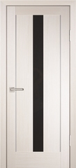 Дверь PS-02 / Цвет ЭшВайт Мелинга / черный лакобель / Двери PROFILO PORTE