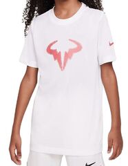 Детская теннисная футболка Nike Rafa Training T-Shirt - white/adobe