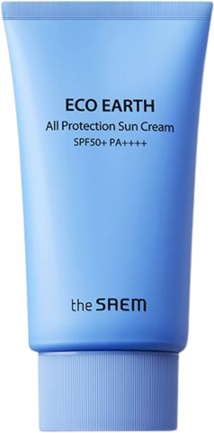 The Saem Sun Крем для лица солнцезащитный Eco Earth All Protection Sun Cream Spf50+ Pa+++