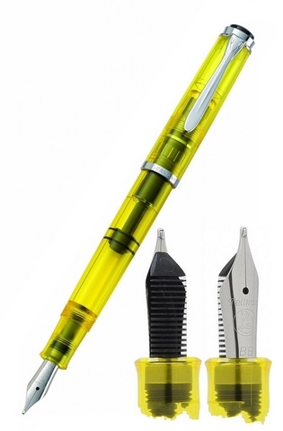 Ручка перьевая Pelikan Elegance Classic M205 Highlighter, Yellow, M (975524)