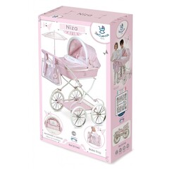 DeCuevas Коляска для кукол с сумкой и зонтиком, 81 см, серия Ницца, складная (81046)