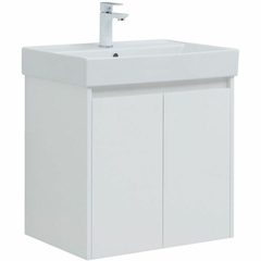Aquanet 302523 Тумба с раковиной Nova Lite 60 2 дв. цв. бел. глянец (302523) фото
