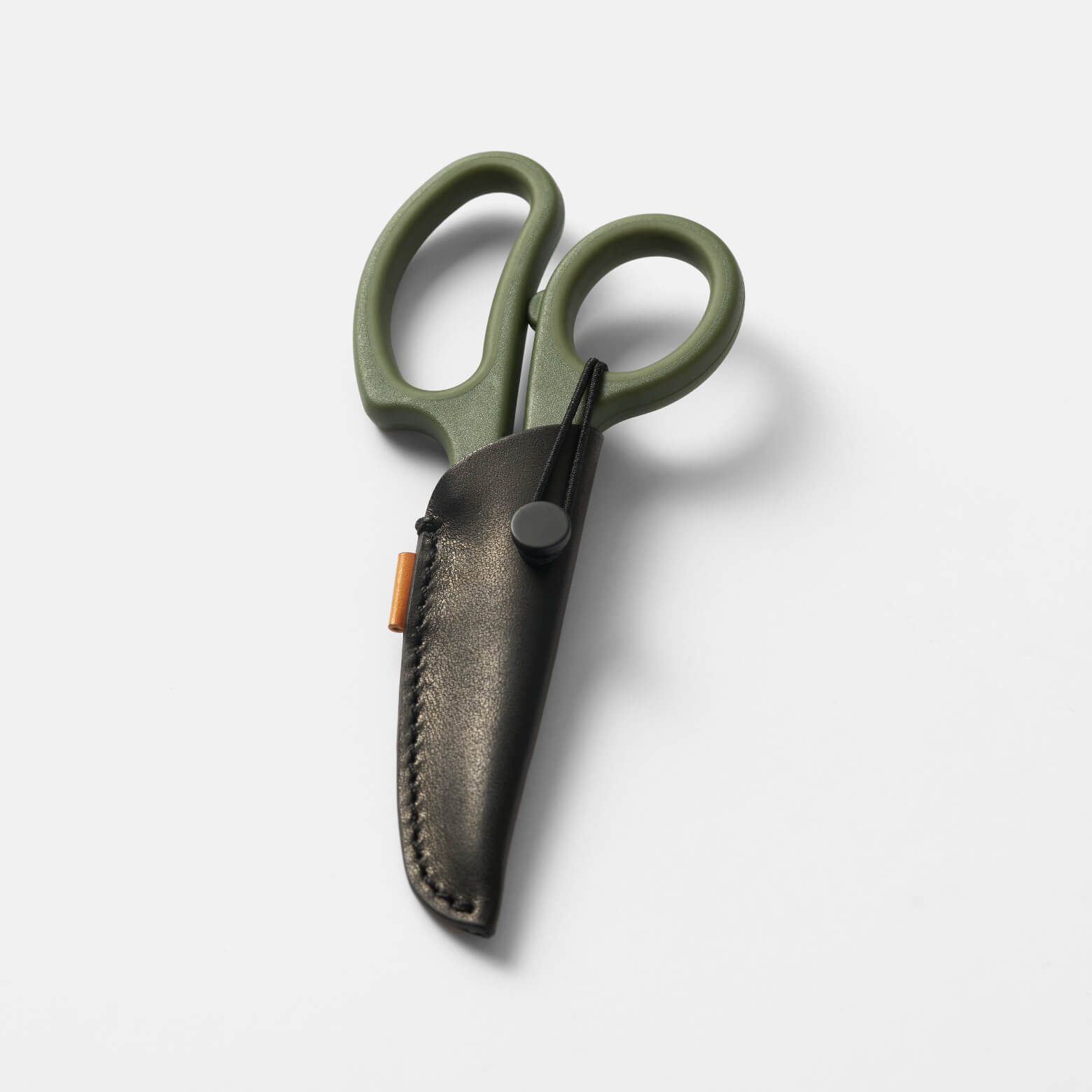 HMM Exacto Scissors Green — ножницы с чехлом