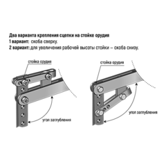 Сцепка DDE для DDE Эльф (два положения) (43.55.10.00.00)