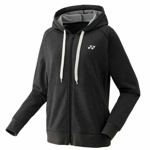 Женская теннисная куртка Yonex Women's Full Zip Hoodie - charcoal