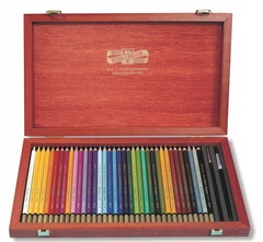 Карандаши акварельные KOH-I-NOOR KOH-I-NOOR MONDELUZ 3795, 36цв, в деревянном ящике
