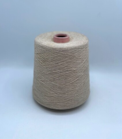 Filati Naturali (пр.Италия),art-Siria, 1/1800 1800м/100гр, 85%Крапива 15%Вискоза , цвет-Натуральный бежевый арт-23365