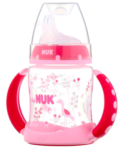 NUK, поильник, от 6 месяцев, розовый, 1 чашка, 150 мл