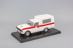 IZH-27156 Ambulance white 1:24 Legendary Soviet cars Hachette #83