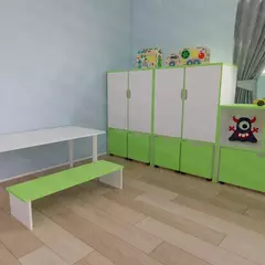 Столик детский на телескопических ножках «Зимний вечер» (ЛДСП, металл)