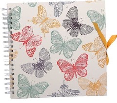 Фотоальбом 25 листов на пружине Innova Scrapbook - Butterflies