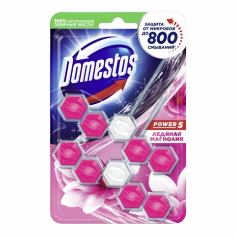 Блок DOMESTOS Магнолия 2*55 г подвес д/туалета РОССИЯ