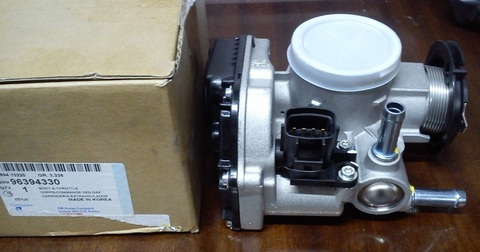 КОРПУС ДРОССЕЛЬНОЙ ЗАСЛОНКИ LACETTI В СБОРЕ GM