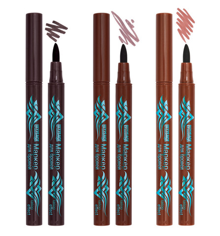 Маркер для бровей Tattoo Effect тон 02 молочный шоколад LuxVisage