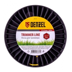 Леска для триммера круглая 2.4 мм, 160 м, на Din катушке Россия Denzel