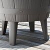 Стол пластиковый мини-бар Tagliamento Nova Cool Bar, белый, тортора
