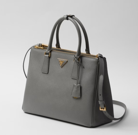 Большая сумка Prada Galleria из сафьяновой кожи