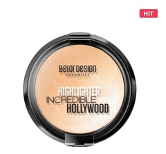 BelorDesign Хайлайтер INCREDIBLE HOLLYWOOD тон 02 жемчужно-розовый