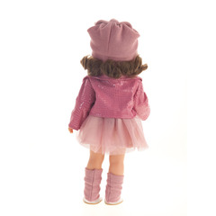 Munecas Antonio Juan Кукла девочка Дженни в розовом, 45 см, винил (28121)