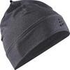 Картинка шапка Craft Core Jersey шапка black melange - 1