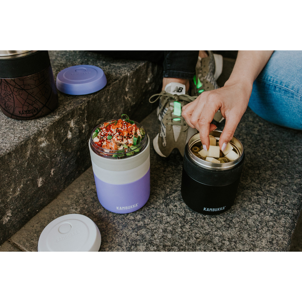 Термо ланч-бокс Kambukka Bora (600 мл), Лавандовый, арт. 11-06012 - фото 10
