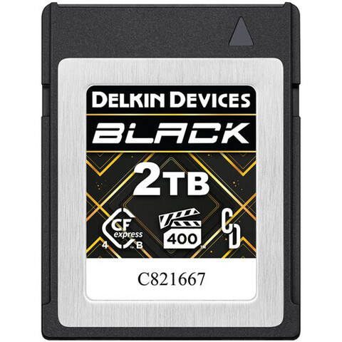 Карта памяти Delkin Devices 2TB BLACK 4.0 Cfexpress B 3700 / 3220/ 2040 MB/s