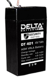 Аккумулятор Delta DT 401 ( 4V 1Ah / 4В 1Ач ) - фотография