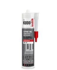 Герметик силиконовой нейтральный KUDO PROFF SMS-130 прозрачный , 280 мл