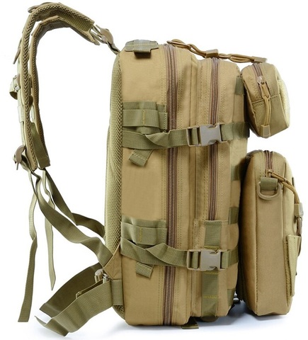 Картинка рюкзак тактический Skully Tactic RWZS04 песок - 4