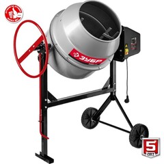 ЗУБР 140 л, 550 Вт, бетоносмеситель с чугунным венцом (БМЧ-140)