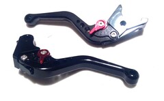 Короткие рычаги тормоза-сцепления Honda CB600F/ CB900F/ Hornet /CBR900RR /CBR600 F/F2/F3/F4/F4i/ CBF600 N/S / черные