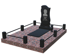 Готовое ритуальное сооружение 1,8м*2,4м (под ключ)