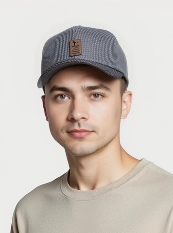 Картинка кепка Skully Wear BQM-520 Dark Grey - 4