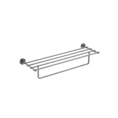 Aquatek AQ4615BGM AQ4615BGM БЕТТА полка для полотенец, оружейная сталь (шлиф. черный хром) фото